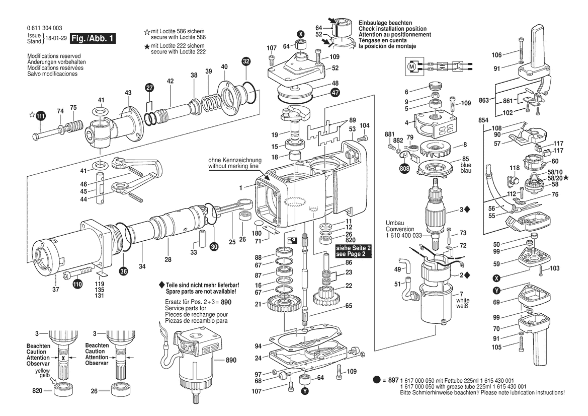 11304 0 611 304 034 Bosch Professional power tools