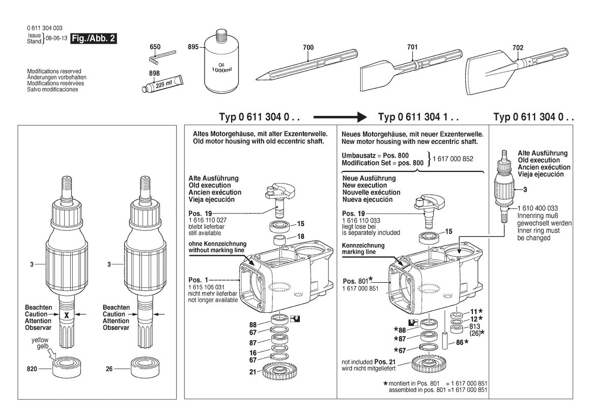 11304 0 611 304 034 Bosch Professional power tools