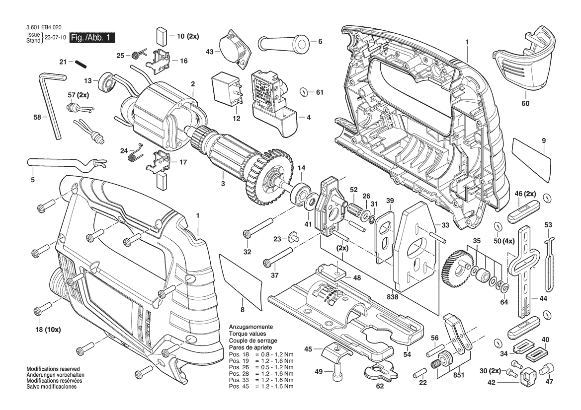 GST 680 Jigsaw  Bosch Professional