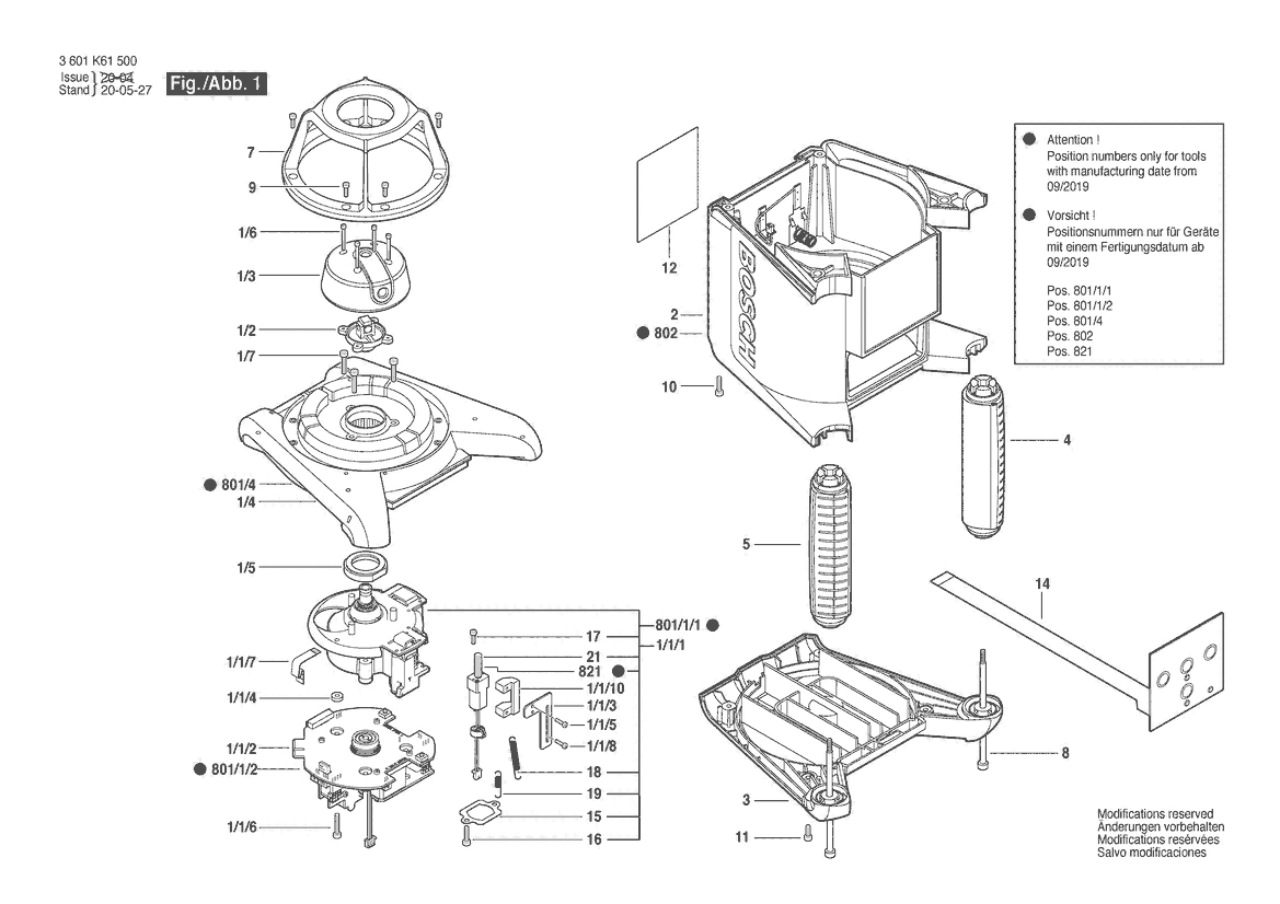 Grl 300 Hv 3 601 K61 500 Profesjonelle Elektroverktoy Fra Bosch